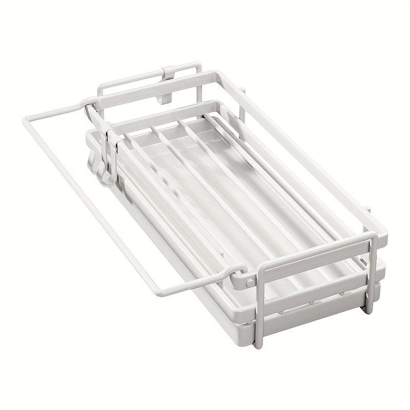 Aluminum Rod Cloth Drainage Rack Kitchen Storage Sink Faucet Wall Hanging