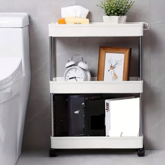Stylish Clip Organizer with Hooks for Kitchen Bathroom