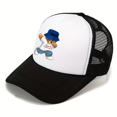 Men's Outdoor Sunshade Baseball Cap Mesh Breathable Trucker Hat