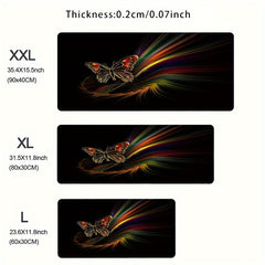 Butterfly Anime HD Large Mouse Pad Soft Desk Mat
