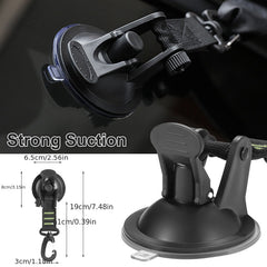 1pc Tent Suction Cup Hook Anchor Outdoor Car Camping Tarp Tie Down
