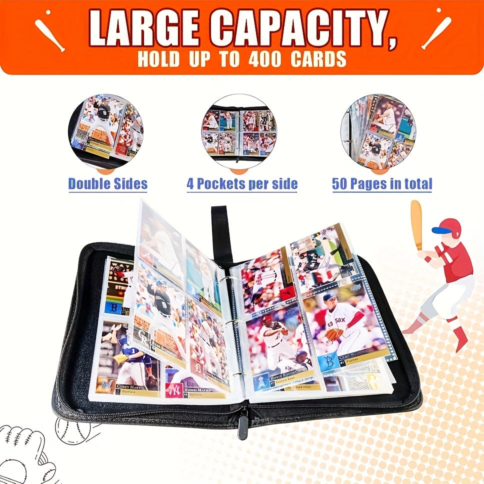 Football Cards Binder Trading Card Holder Album Storage Display