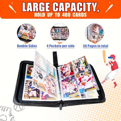 Football Cards Binder Trading Card Holder Album Storage Display
