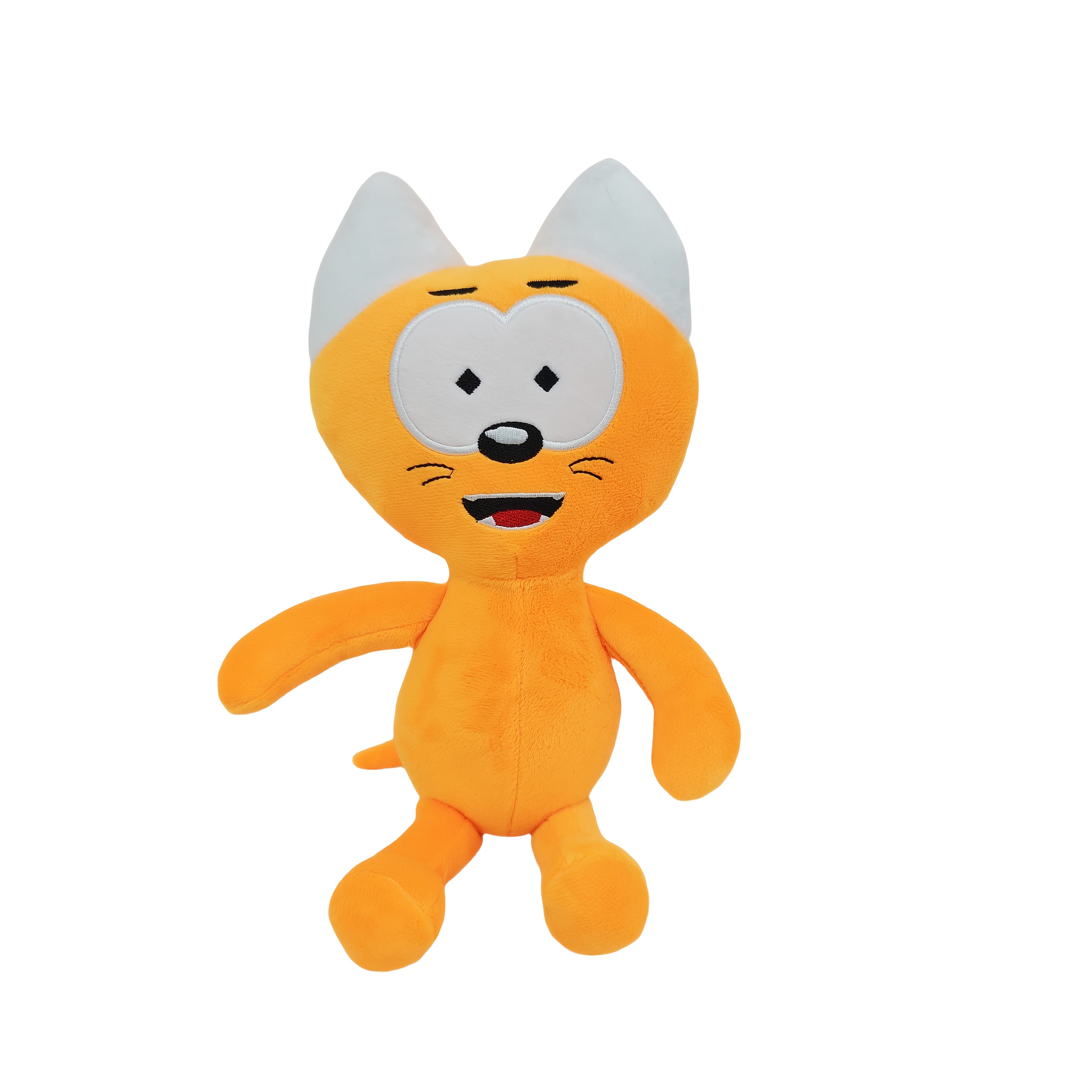 Yellow Kote Kitty Plush Toy Soft Stuffed Animal Doll for Room Decor