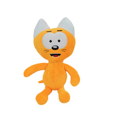 Yellow Kote Kitty Plush Toy Soft Stuffed Animal Doll for Room Decor