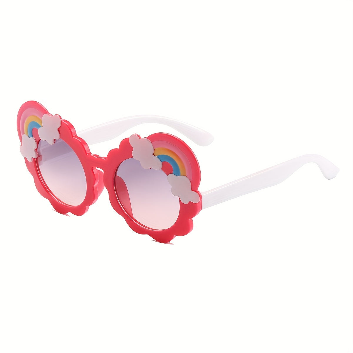 Cartoon Rainbow Sunglasses for Kids - Sun Protection Holiday Party Accessories
