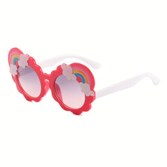 Cartoon Rainbow Sunglasses for Kids - Sun Protection Holiday Party Accessories