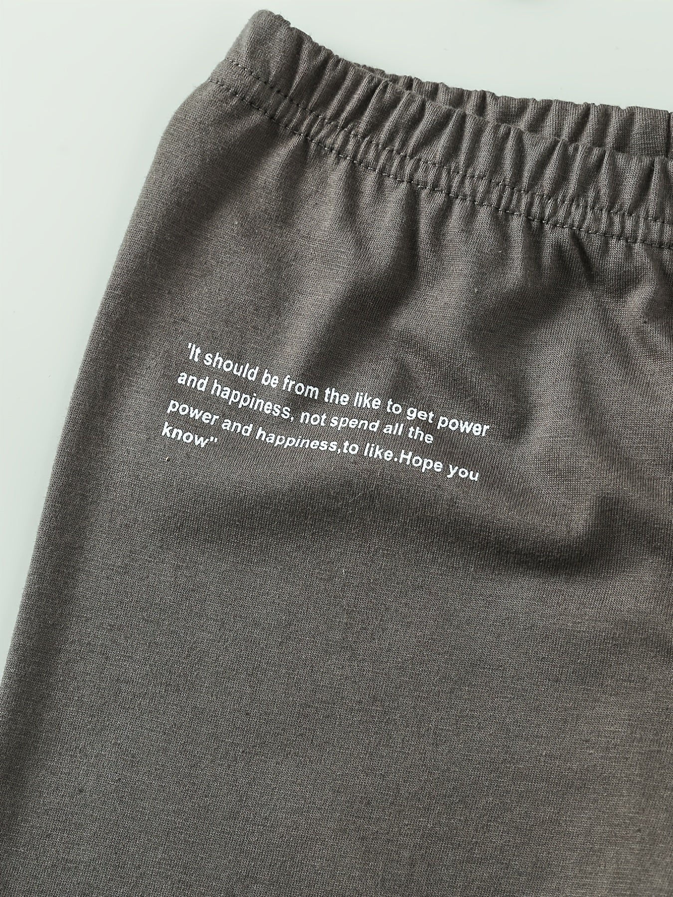 Boys Summer Letter Outfit Shorts & T-shirt Set