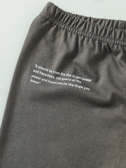 Boys Summer Letter Outfit Shorts & T-shirt Set