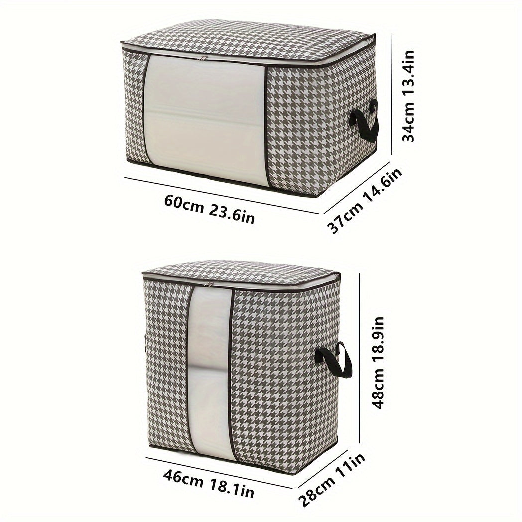 3pcs Fabric Clothes Storage Bags Dustproof Shoes Storage Bags