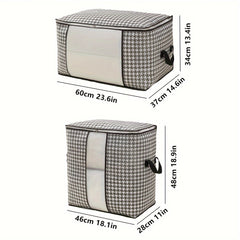 3pcs Fabric Clothes Storage Bags Dustproof Shoes Storage Bags