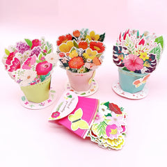 Mother's 3D Greeting Card Creative Gift Paper Carving Decoration Ornament