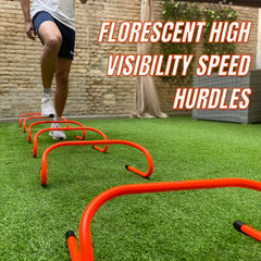 6 Pack Agility Hurdles For Athletes - Speed Training Equipment