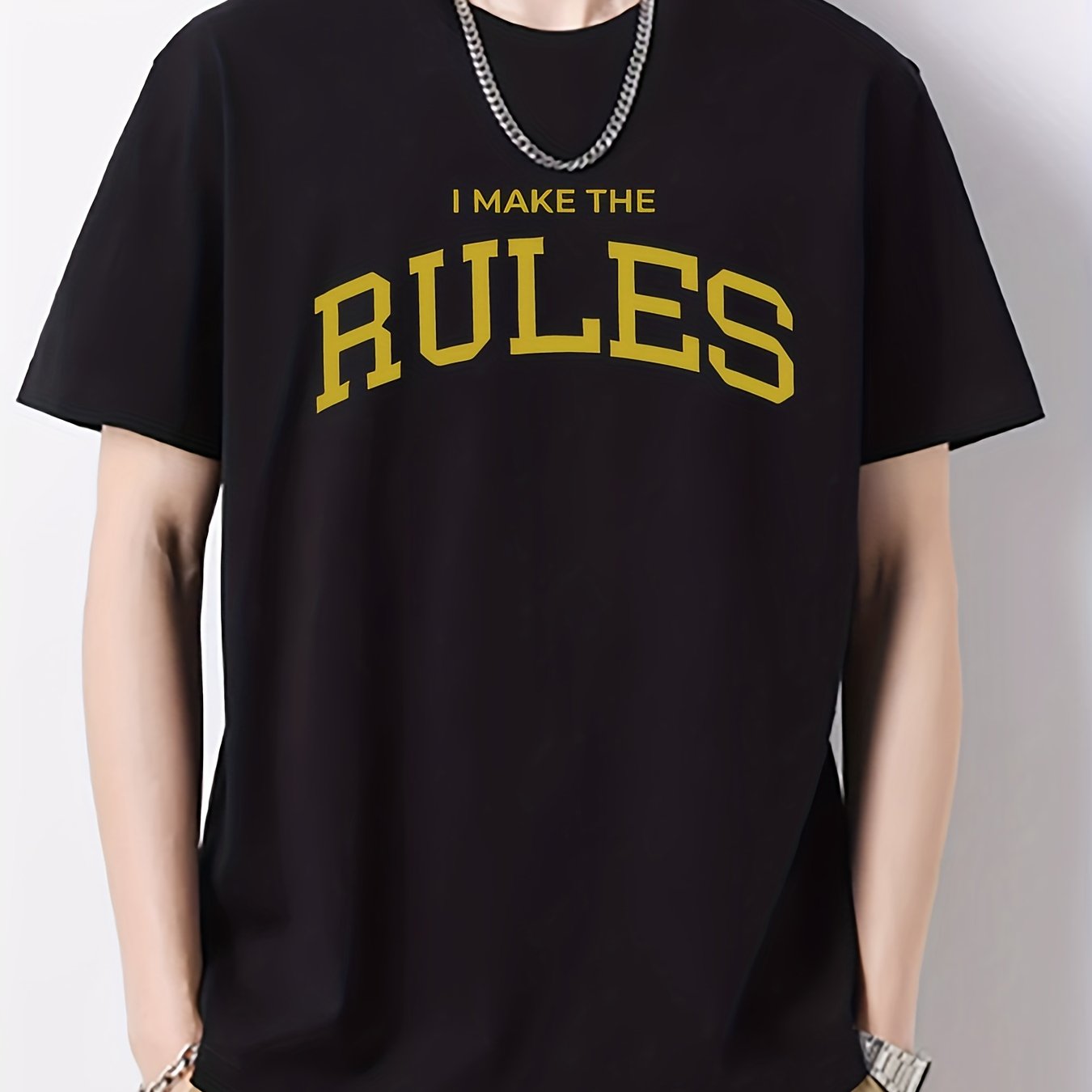 Men's Cotton Graphic Crew Neck Active T shirt for Summer