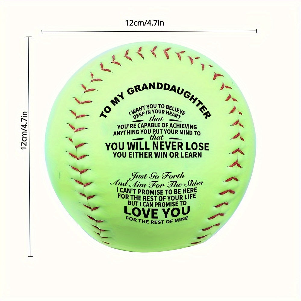 Creative PU Baseball For Grandchildren Softball Birthday Holiday