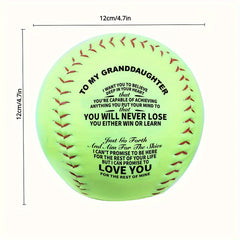 Creative PU Baseball For Grandchildren Softball Birthday Holiday