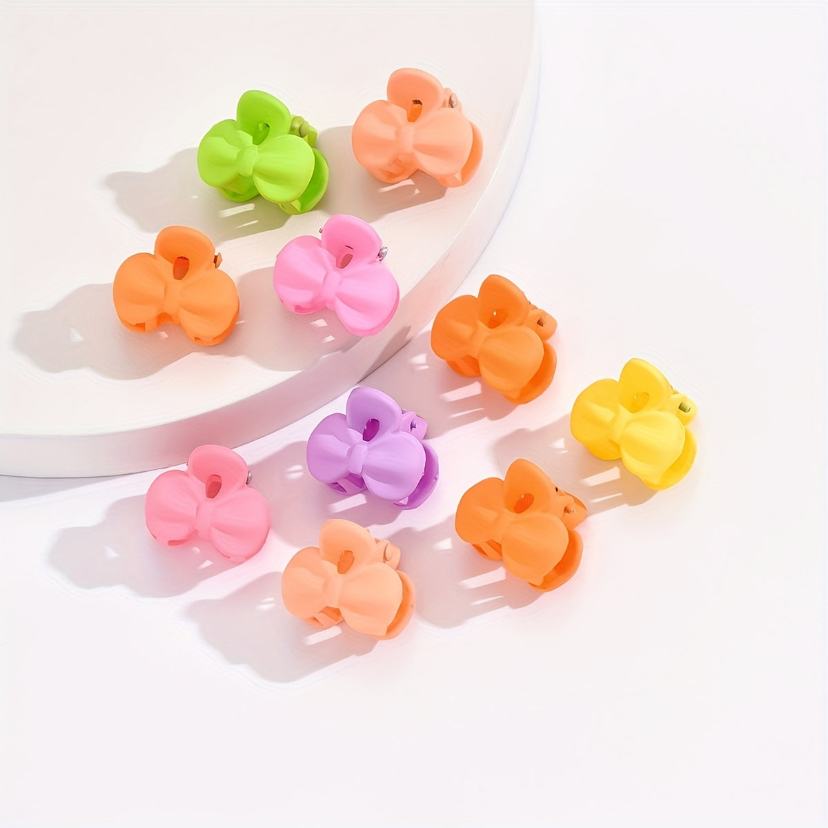 10pcs Random Star Bowknot Hair Clip for Girls Kids