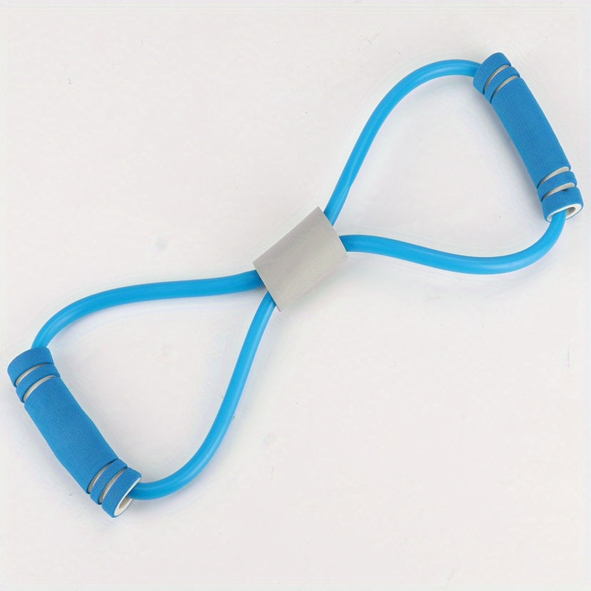 Yoga Figure 8 Resistance Band for Arm Chest Expanding Gym Fitness Elastic Rope