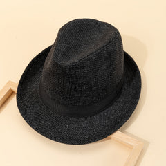 Mens Woolen Stripe Cowboy Top Hat