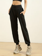 Quick Drying Jogger Pants High Waist Stretchy Sports Activewear