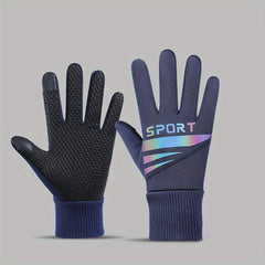 Winter Fleece Lined Warm Gloves For Women Men Anti Slip Waterproof Gloves