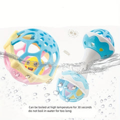 Baby Educational Toys Handgrap Ringing Bell Soft Rubber Hand Grab Ball Set