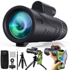 HD Monocular Telescope for Smartphone Bird Watching Hiking