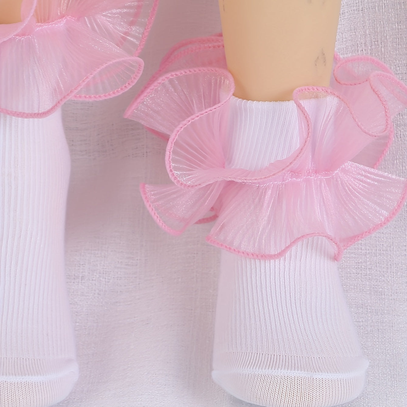 Kids Lace Trim Ankle Socks Breathable Casual Comfortable Toddlers