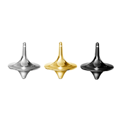3pcs Inception Style Stainless Steel Gyroscopes w/ or w/o Holes for Relaxation