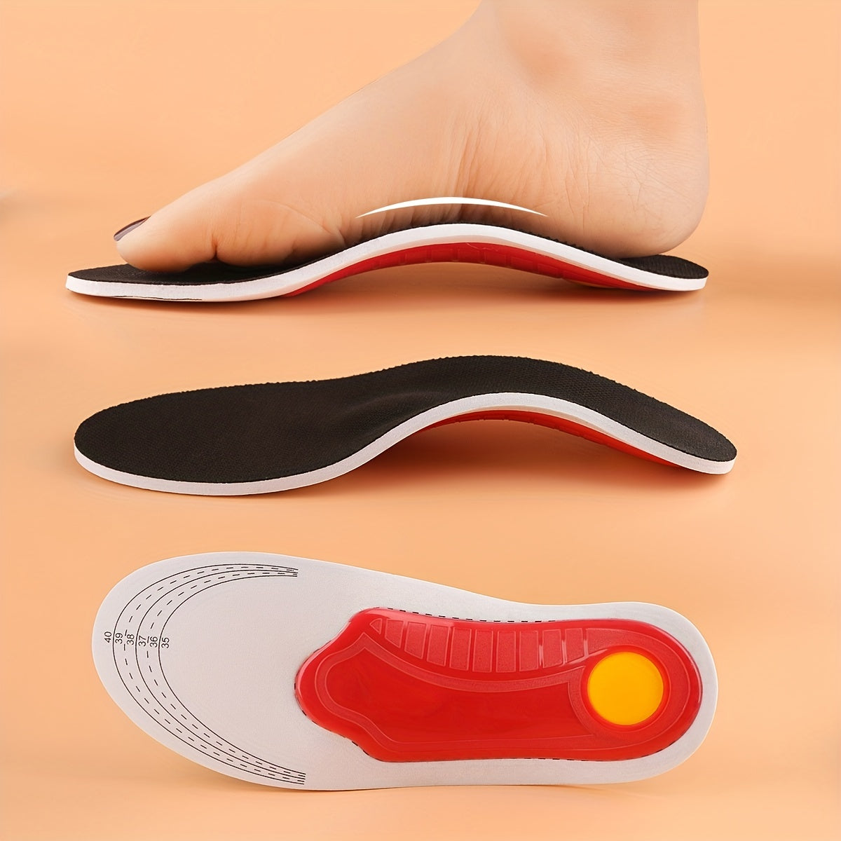 Flat Foot Corrective Insole Arch Support Foot Pad Orthotic Insole