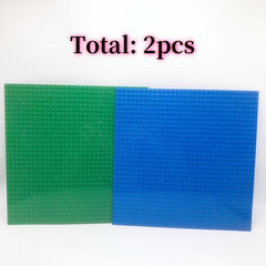 2PCS 32x32 Building Block Baseplate, DIY Educational Toy Accessory