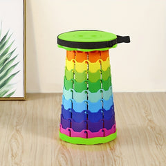 Portable Telescopic Stool for Outdoor Lightweight Folding Comfort