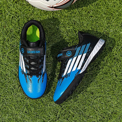 Youth Turf Football Boots Anti-Skid Lace Up Soccer Cleats