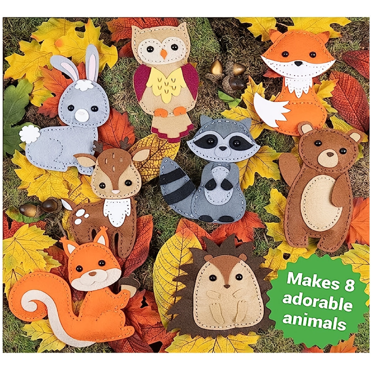 Kit For Kids Animal Craft Set Sew Your Own Felt Animals Craft Kit