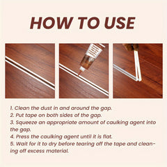 Wood Floor Seam Agent 3 Colors 100g Solid Wood Scratch Repair Wax Filler
