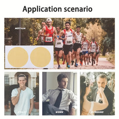 10 Pairs Men's Sports Nipple Stickers Prevent Friction