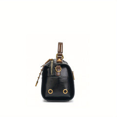 Crocodile Texture Tote Bag with Embroidered Strap for Evening Events