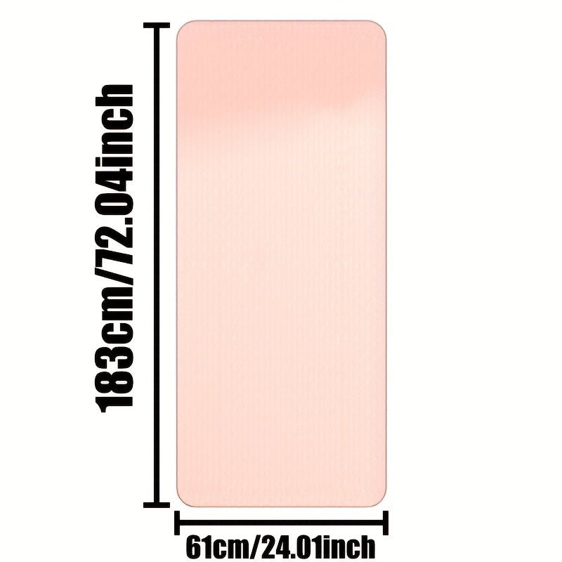 TPE Eco Friendly Double layer Fitness Mat Non slip 6.0ft 24.02inch