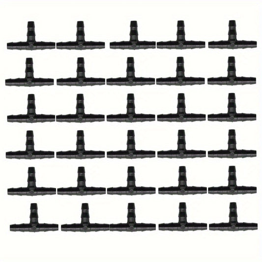4pcs Barbed Tee Fittings for 4 7mm Water Tube Drip Irrigation