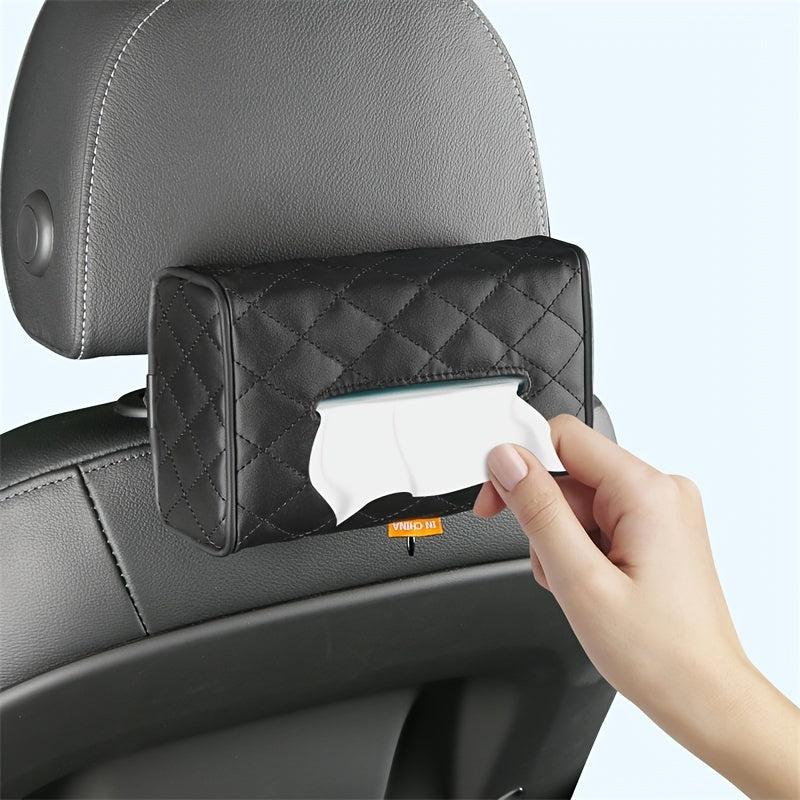 Universal PU Leather Car Seat Napkin Holder