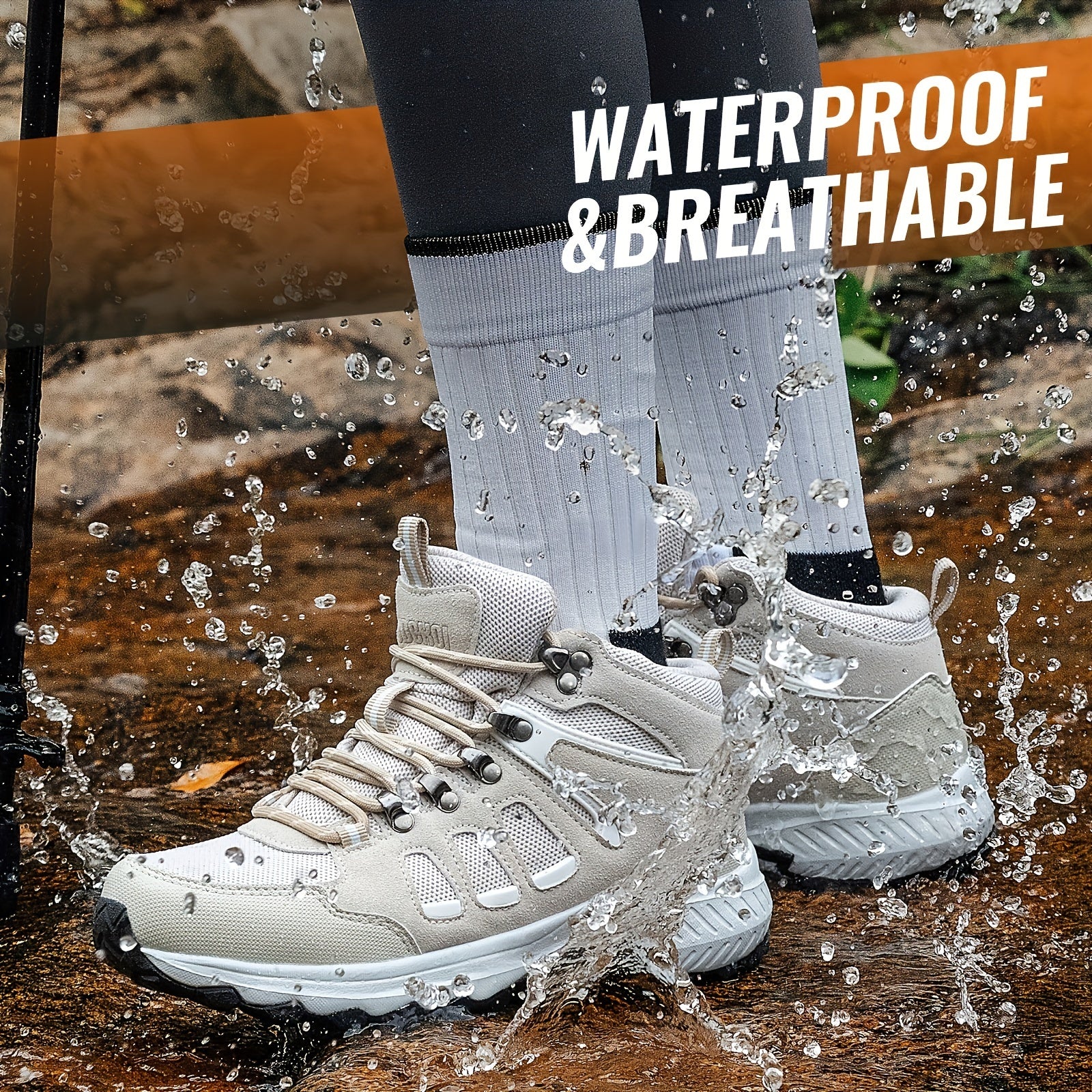 Women's Non-Slip Lightweight Outdoor Work Shoes for Hiking