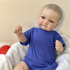 24 Inch Soft Body Toddler Boy Reborn Doll Lifelike Art