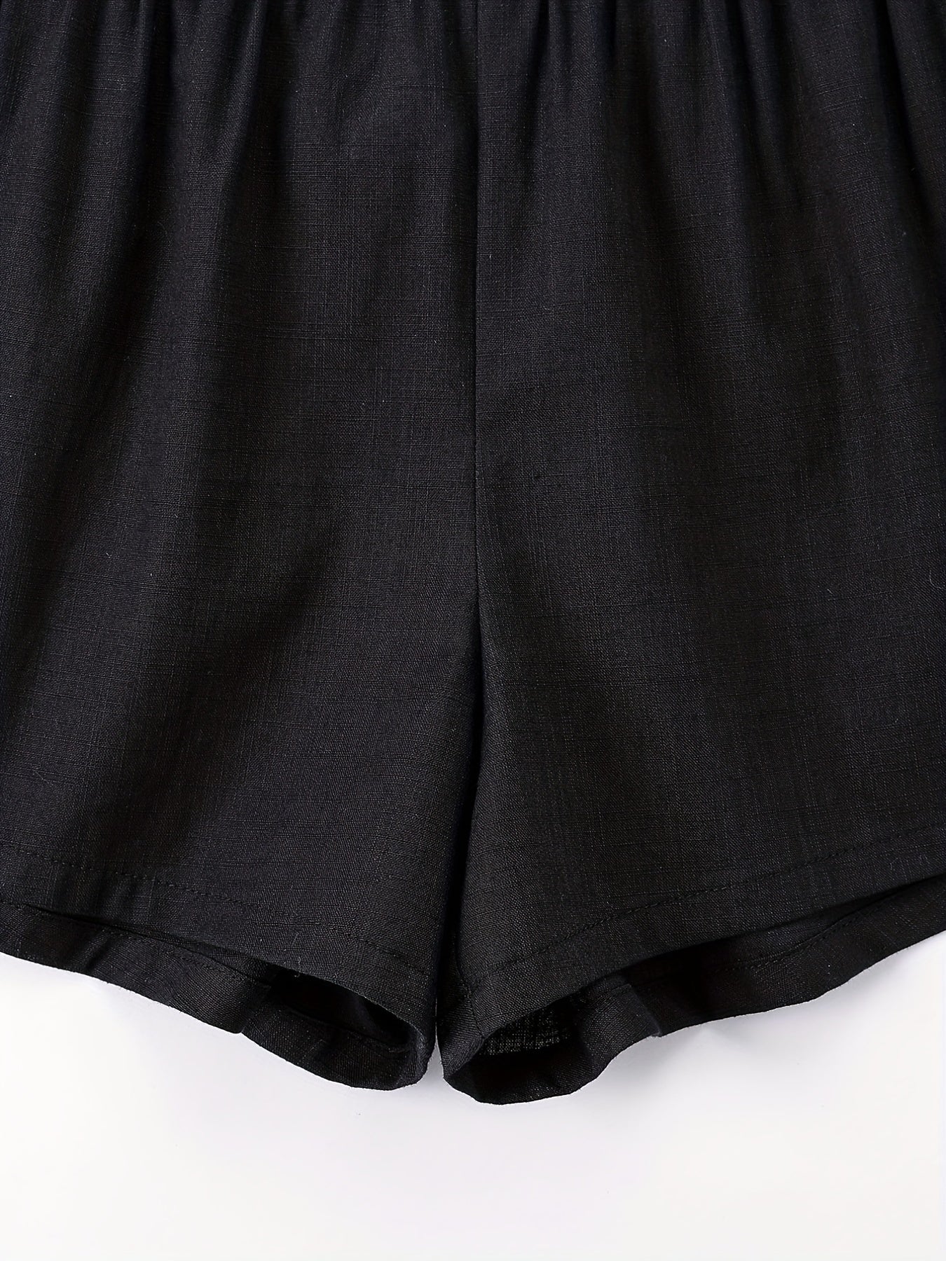 High Waist Solid Shorts Casual Every Shorts Women's Clothing
