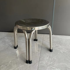 4pcs Outdoor Stainless Steel Stool Fishing Hiking BBQ Camping
