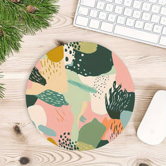 Abstract Artistic Boho Mouse Pad Non Slip Rubber Base