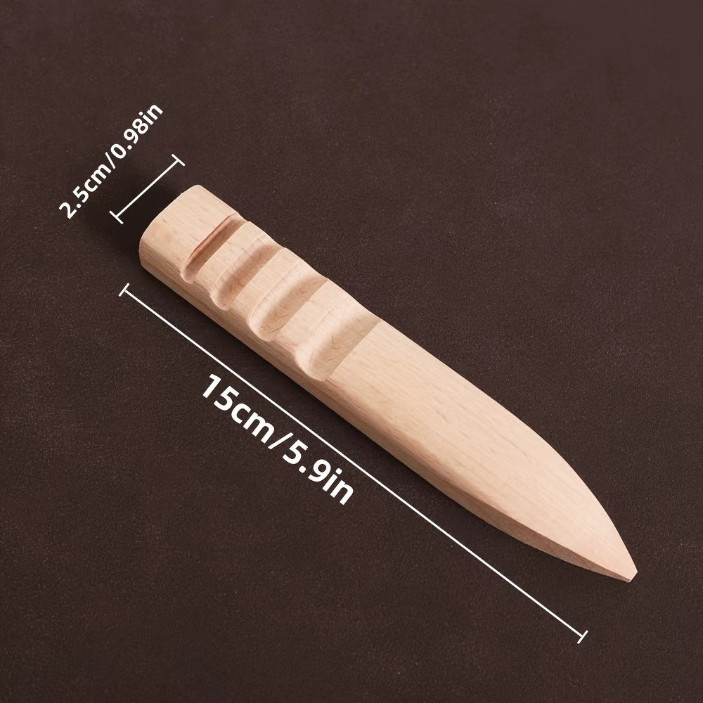 Leather Edge Sanding Tool Wood Polishing Stick