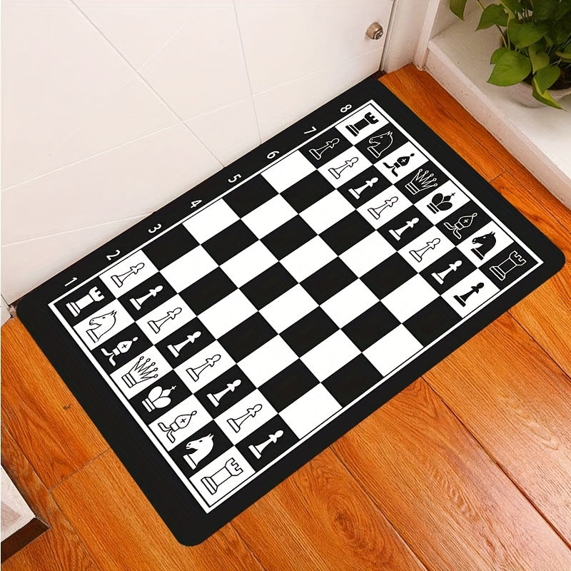 Large Chessboard Carpet Indoor Non Slip Floor Mat