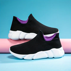 Mesh Running Shoes for Women Soft & Comfortable Sock Sneakers Non Slip Soles