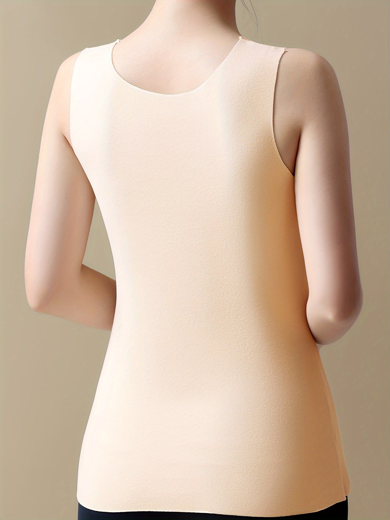 Mesh Thermal V Neck Tank Top