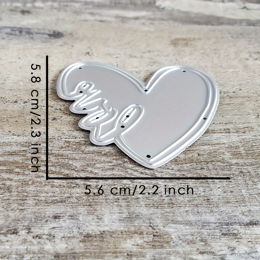 Catlove Love Cross Metal Cutting Dies for Scrapbooking